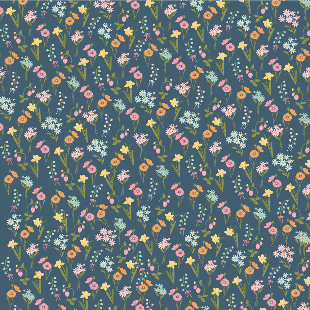 Simple Stories Fresh Air Double-Sided Cardstock -Smile + Enjoy