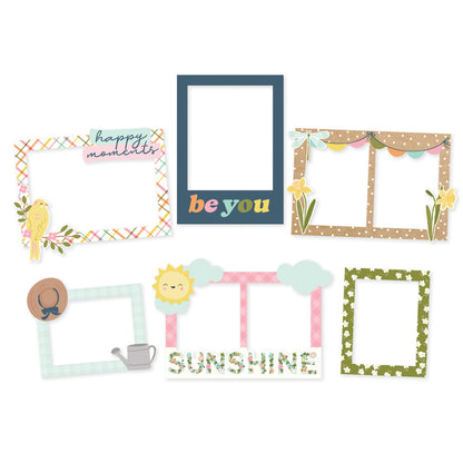 Simple Stories Fresh Air  Chipboard Frames