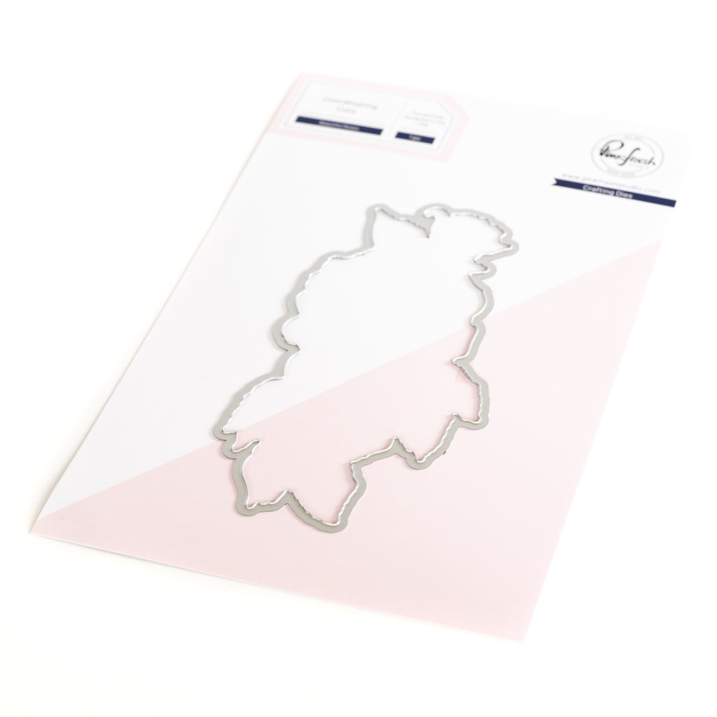 Pinkfresh Studio Beautiful Roses press plate & die bundle