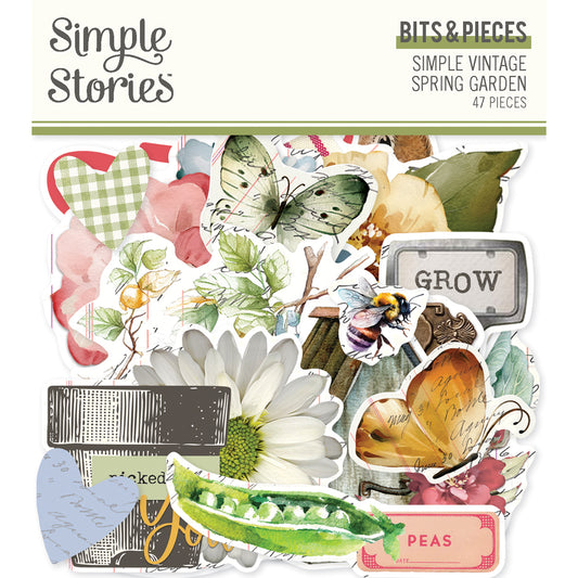 Simple Stories Simple Vintage Spring Garden Bits & Pieces