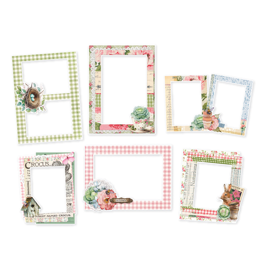 Simple Stories Simple Vintage Spring Garden Chipboard Frames