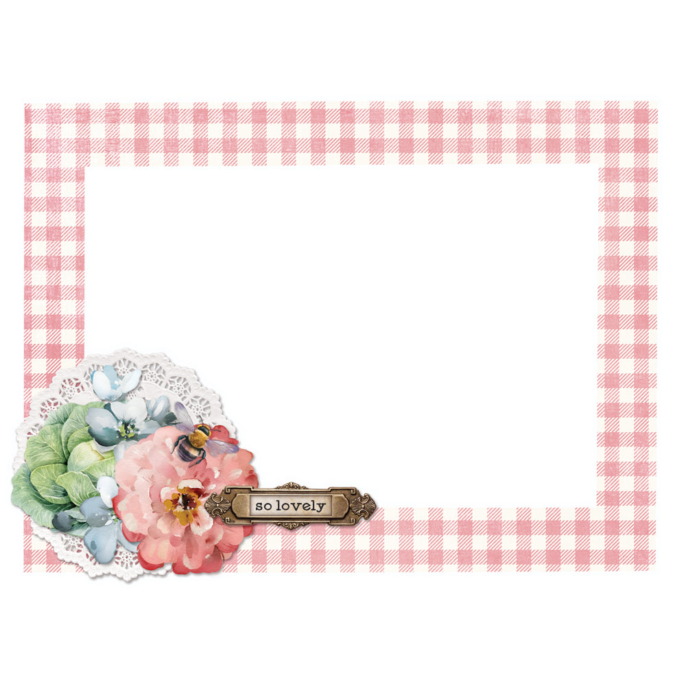 Simple Vintage Spring Garden Chipboard Frames