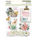 Simple Vintage Spring Garden Layered Chipboard Stickers