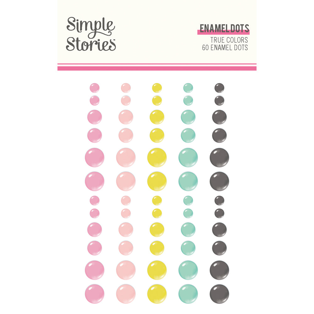 Simple Stories True Colors Enamel Dots
