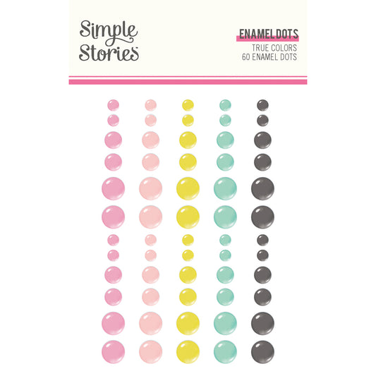 Simple Stories True Colors Enamel Dots