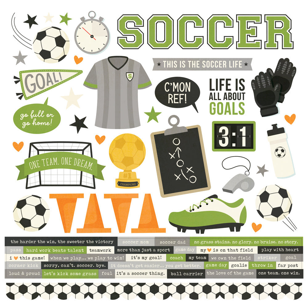 Simple Stories Soccer Collection Kit