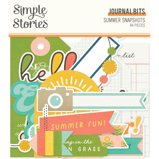 Simple Stories Summer Snapshots Bits & Pieces -Journal