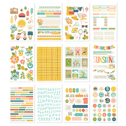 Simple Stories Summer Snapshots Sticker Book