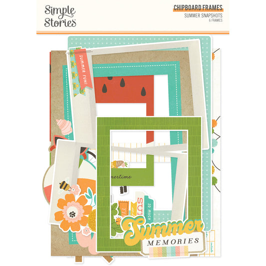 Simple Stories Summer Snapshots Chipboard Frames