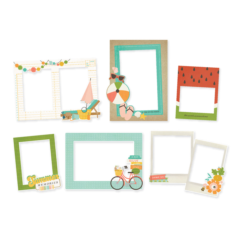 Simple Stories Summer Snapshots Chipboard Frames