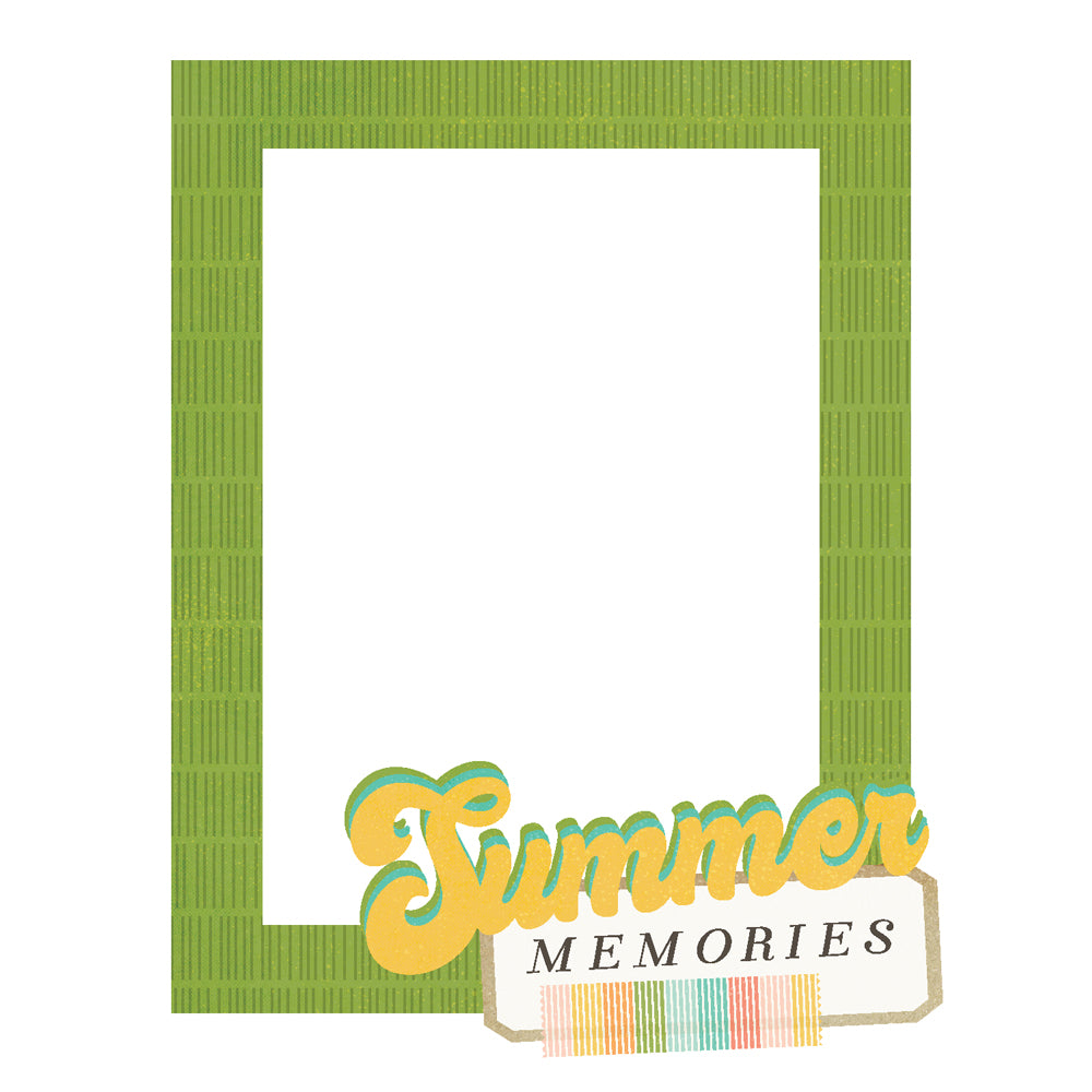 Simple Stories Summer Snapshots Chipboard Frames