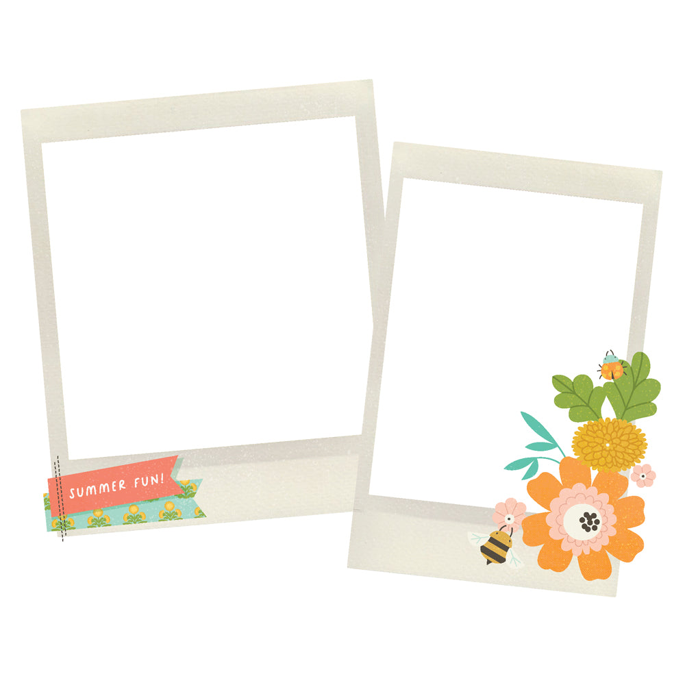 Simple Stories Summer Snapshots Chipboard Frames