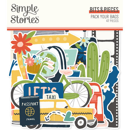 Simple Stories Pack Your Bags Bits & Pieces