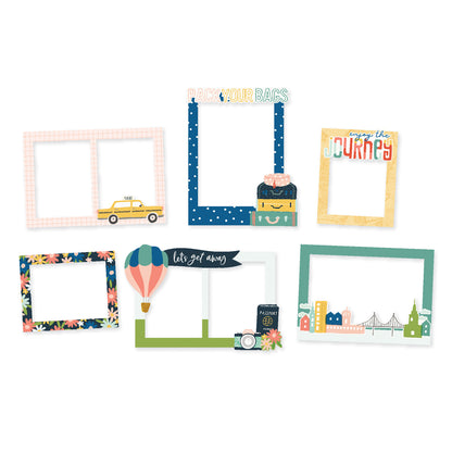 Simple Stories Pack Your Bags Chipboard Frames