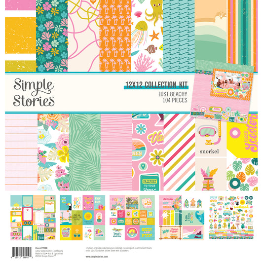 Simple Stories Just Beachy Collection Kit 12X12