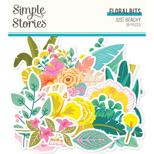 Simple Stories Just Beachy Bits & Pieces -Floral