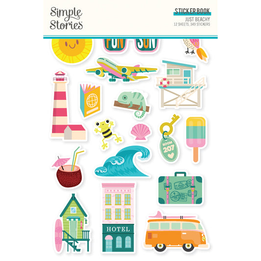 Simple Stories Just Beachy Sticker Book