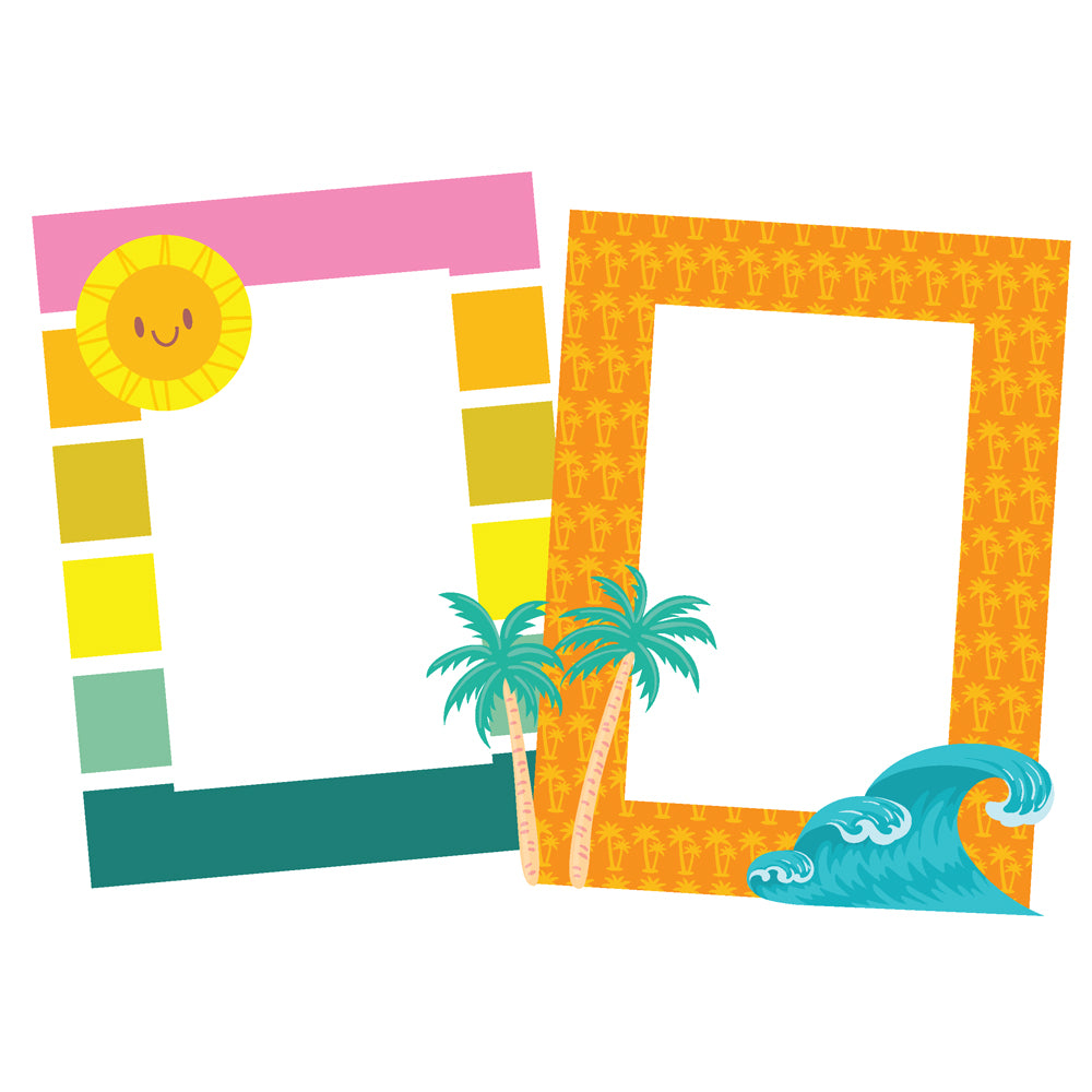 Simple Stories Just Beachy  Chipboard Frames