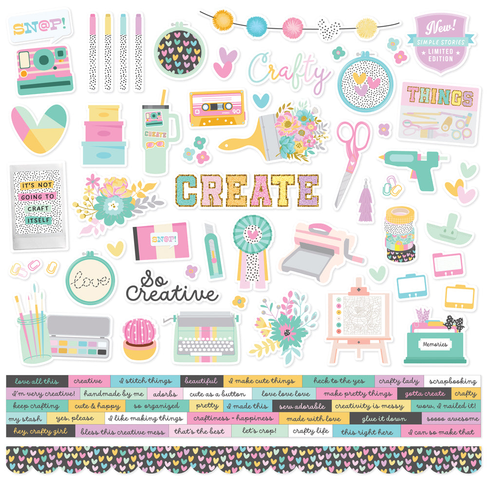 Simple Stories Crafty Things - Collection Kit