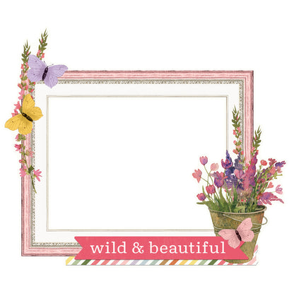 Simple Stories Simple Vintage Meadow Flowers - Chipboard Frames