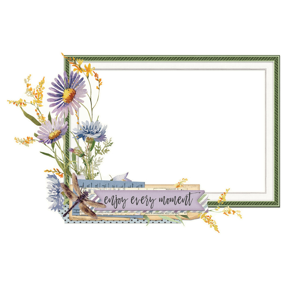 Simple Stories Simple Vintage Meadow Flowers - Chipboard Frames