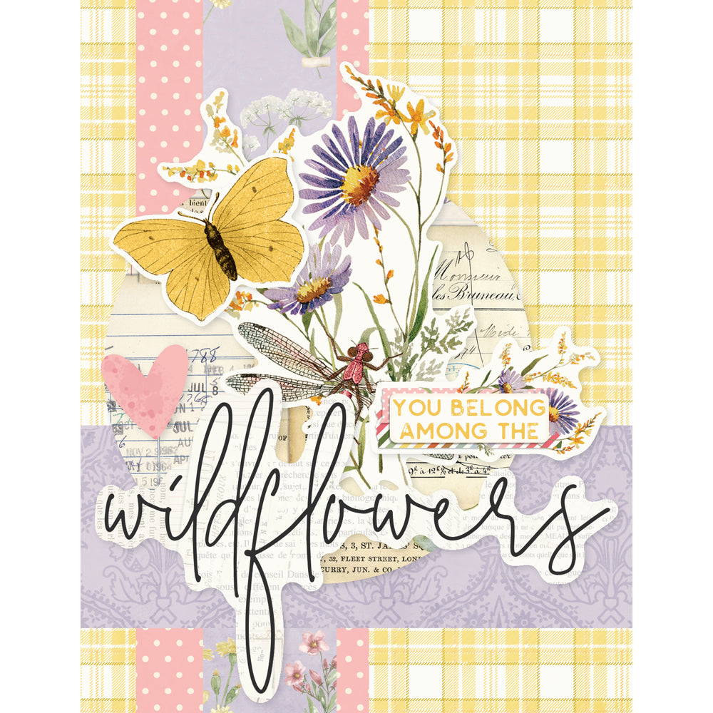 Simple Stories Simple Vintage Meadow Flowers - Simple Cards Card Kit