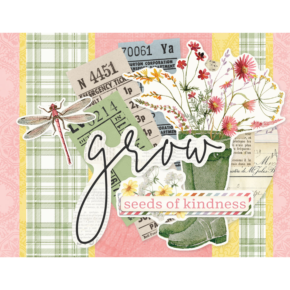 Simple Stories Simple Vintage Meadow Flowers - Simple Cards Card Kit