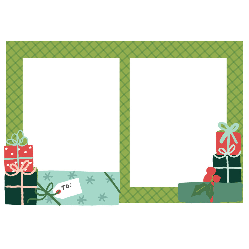 Simple Stories Santa's Village Chipboard Frames
