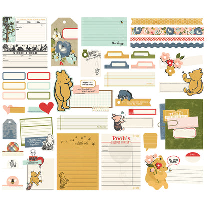 Simple Stories Say Cheese Classic Pooh Bits & Pieces -Journal