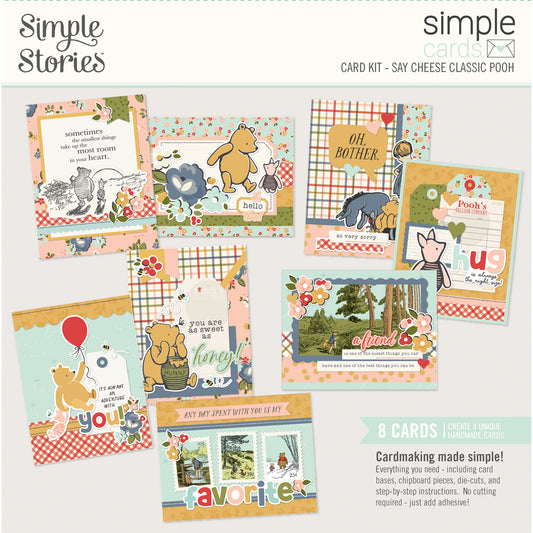 Simple Stories Say Cheese Classic Pooh Simple Cards Card Kit