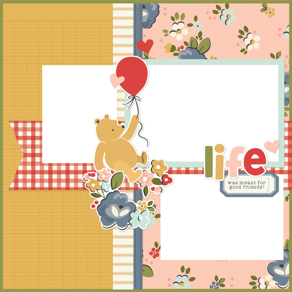 Simple Stories Say Cheese Classic Pooh Simple Pages Page Kit