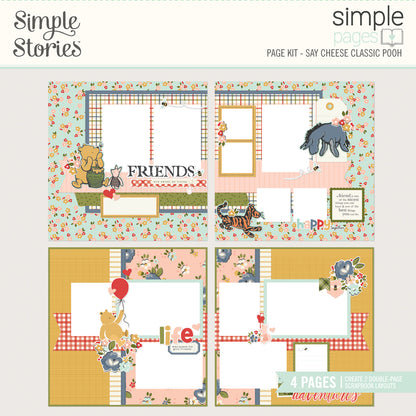 Simple Stories Say Cheese Classic Pooh Simple Pages Page Kit