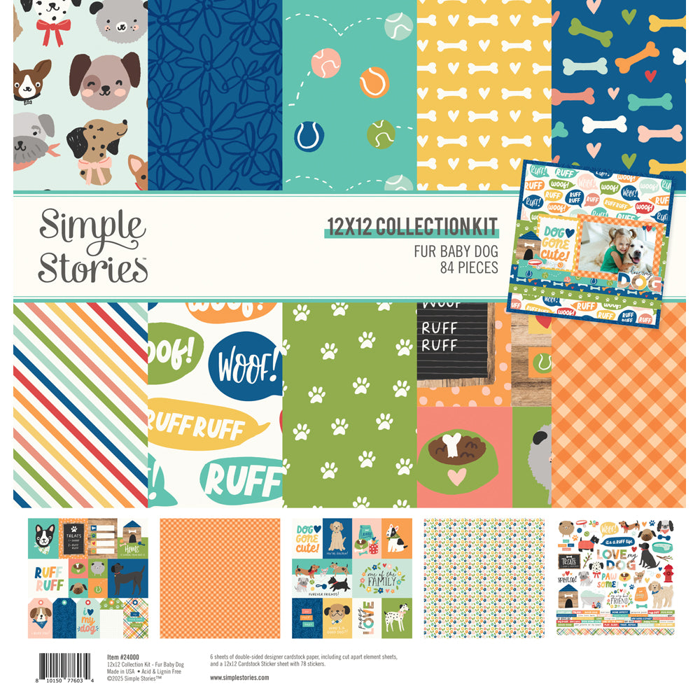 Simple Stories Fur Baby Dog Collection Kit