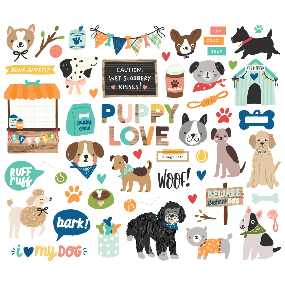 Simple Stories Fur Baby Dog - Bits & Pieces