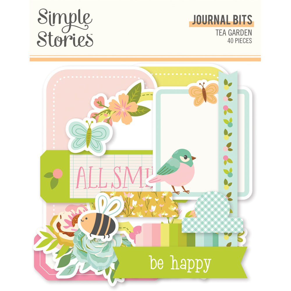 Simple Stories Tea Garden -  Bits & Pieces-Journal