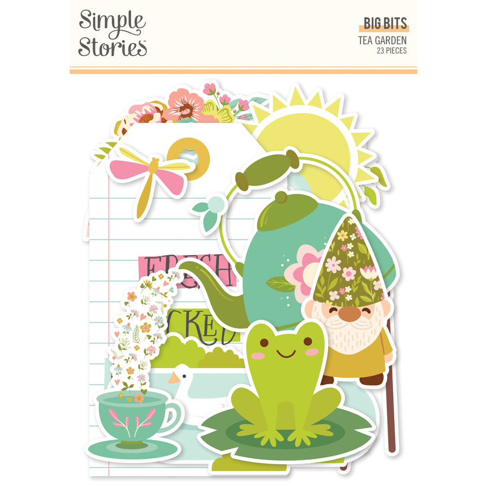 Simple Stories Tea Garden Bits & Pieces -Big