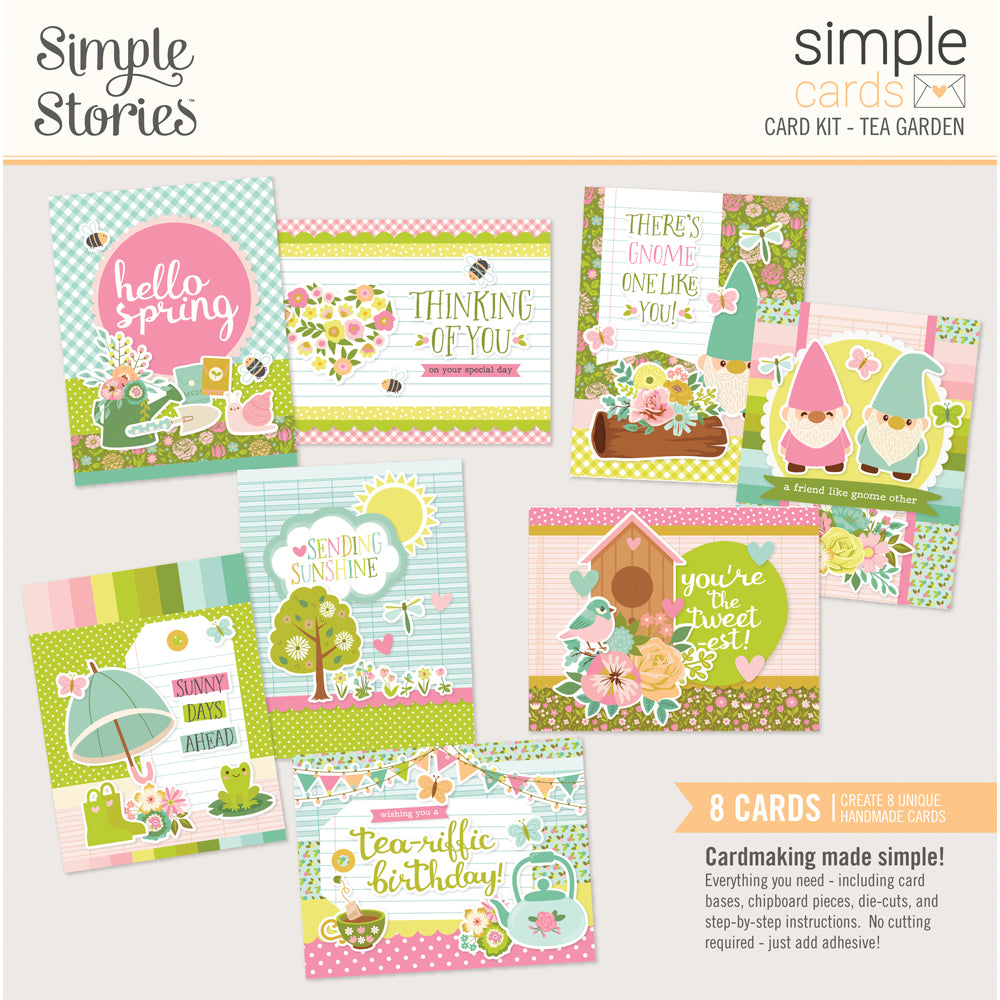 Simple Stories Tea Garden Simple Cards Card Kit