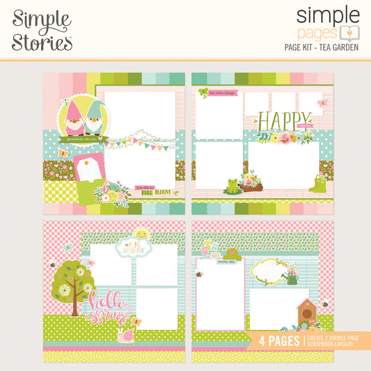 Simple Stories Tea Garden Simple Pages Page Kit