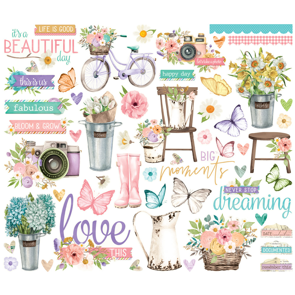 Simple Stories SV Flower Shoppe Bits & Pieces