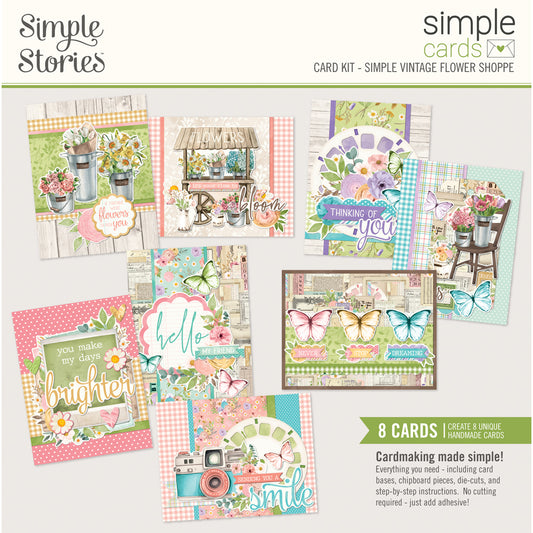 Simple Stories SV Flower Shoppe Simple Cards Card Kit