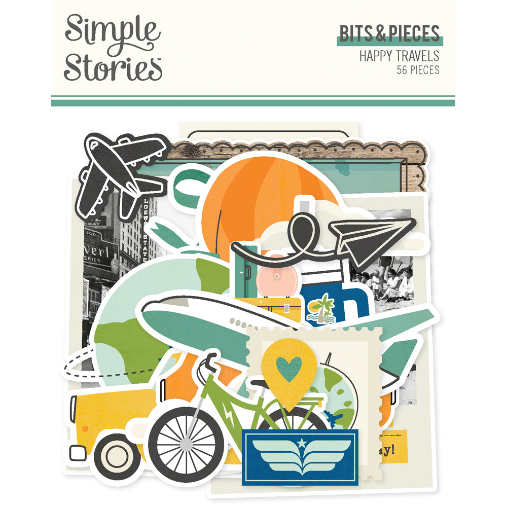 Simple Stories Happy Travels Bits & Pieces
