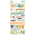 Happy Travels Foam Stickers