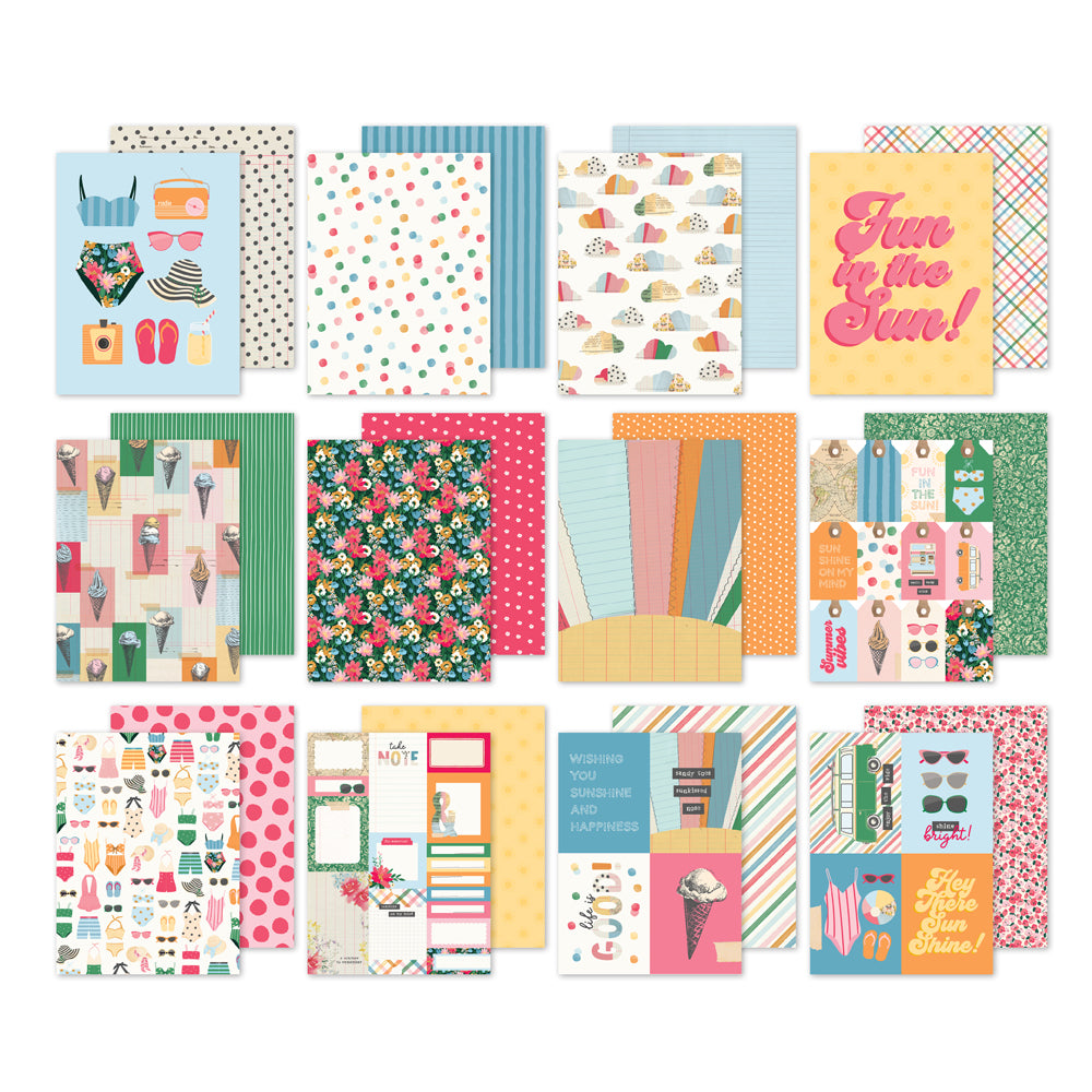 Simple Stories Sunny Days Double-Sided Paper Pad 6"X8"