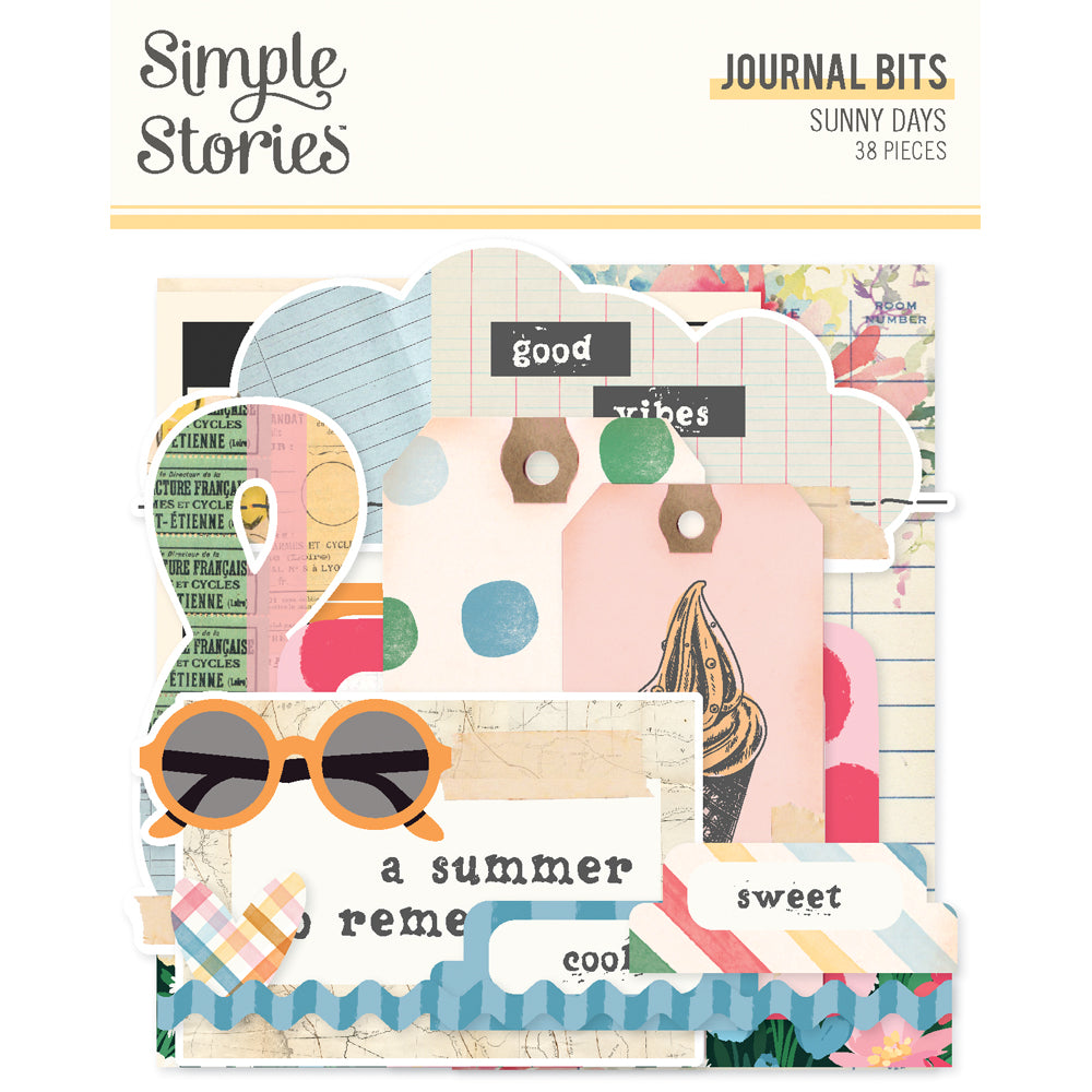 Simple Stories Sunny Days Bits & Pieces -Journal