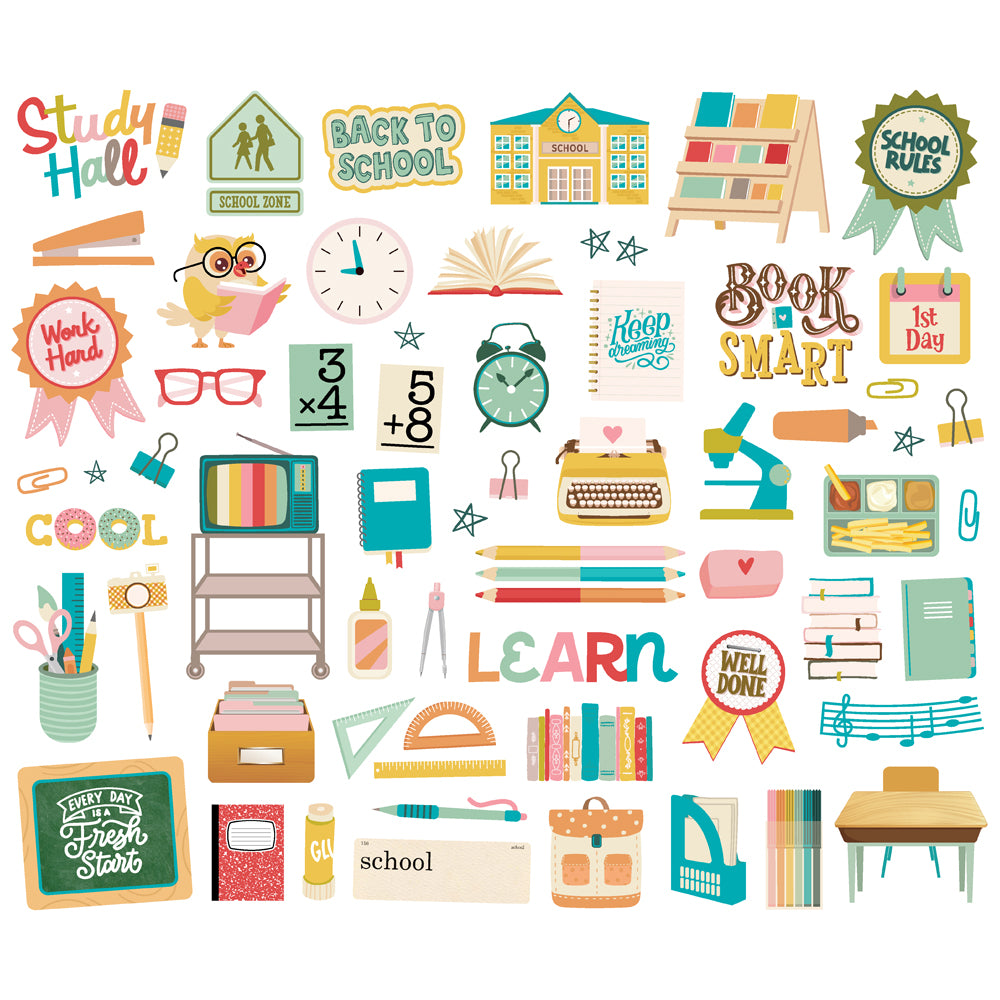 Simple Stories Book Fair Bits & Pieces