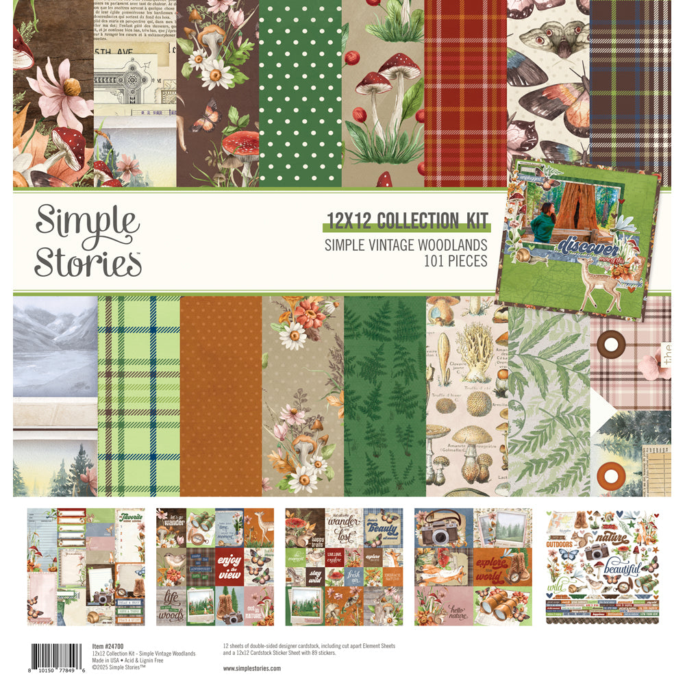 Simple Stories Simple Vintage Woodlands Collection Kit