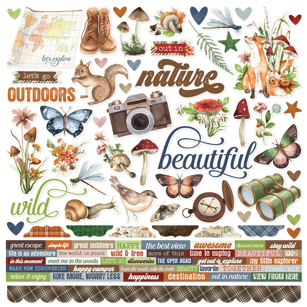 Simple Stories Simple Vintage Woodlands Collection Kit