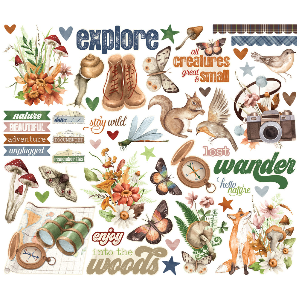 Simple Vintage Woodlands Bits & Pieces