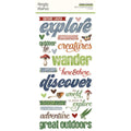 Simple Vintage Woodlands Foam Stickers