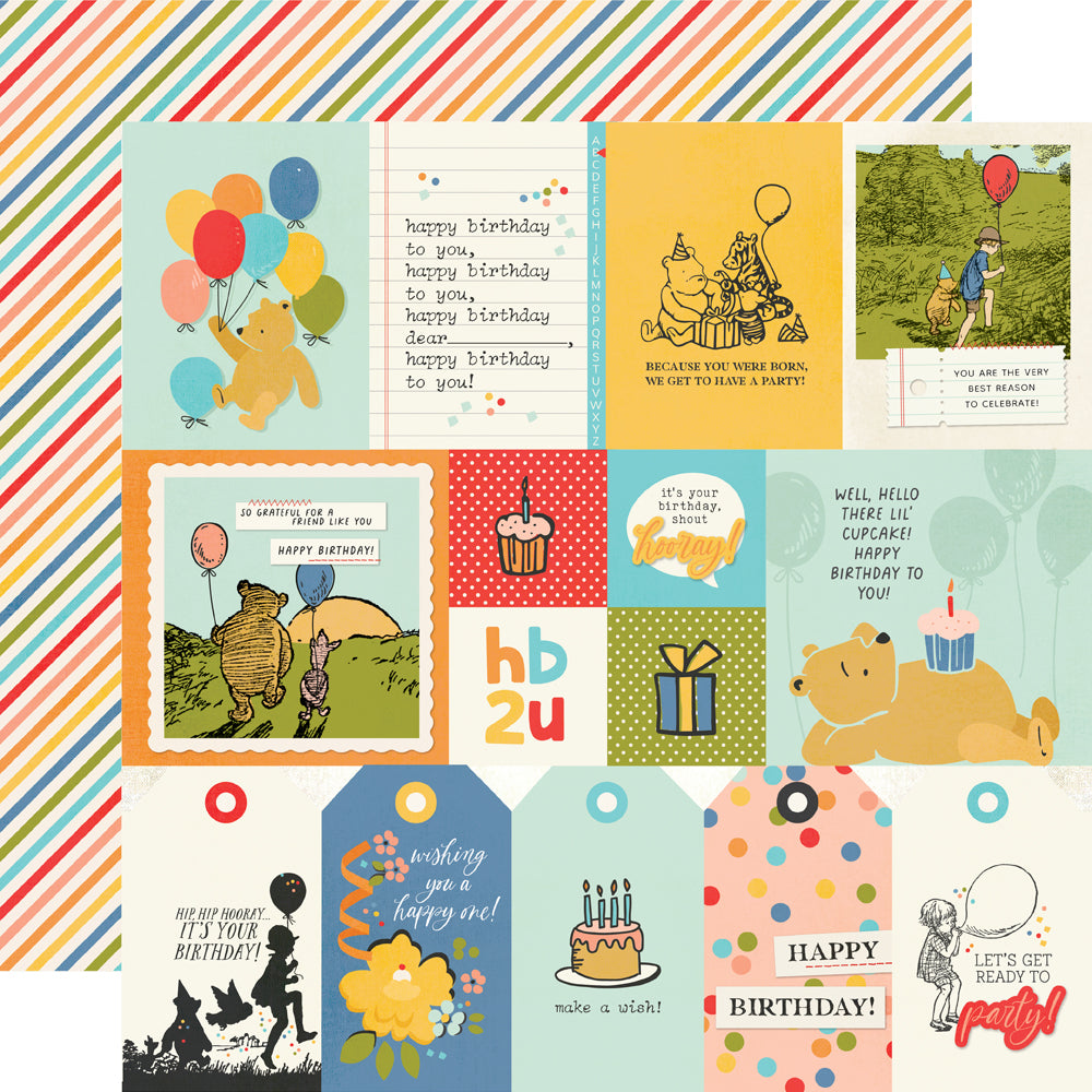 Simple Stories Say Cheese Classic Pooh Birthday Collection Kit
